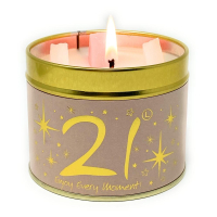 Lily Flame Geurkaars in Blik - Happy Birthday 21